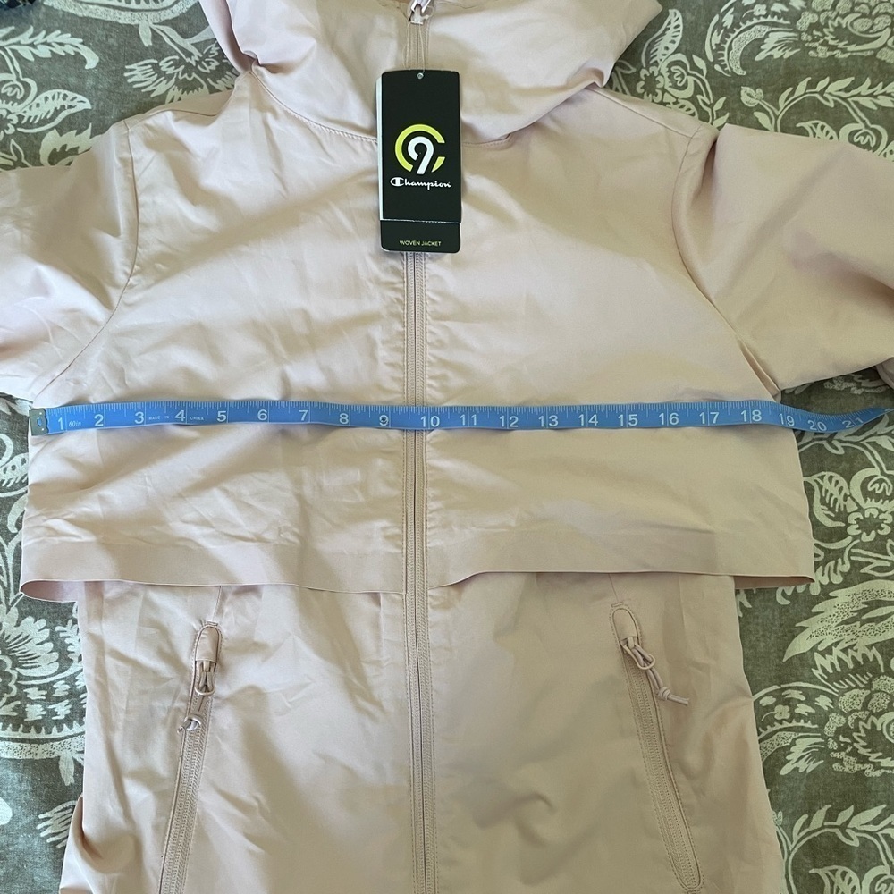 Champion NWT pink rain jacket size XS blush pink - Picture 7 of 8
